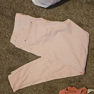 Light pink size large jeggings